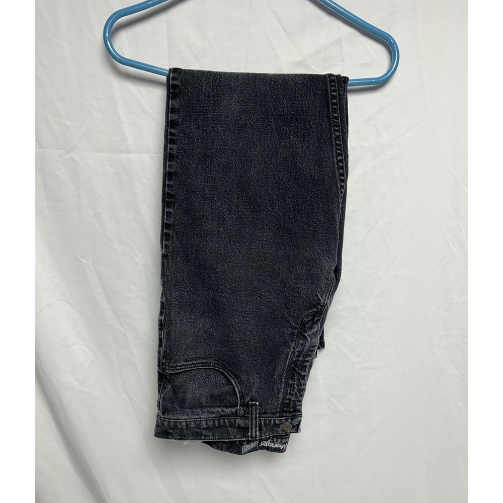 Wrangler Reserve Advanced Comfort Jeans Black Dark Wash Straight Western 36x30 - Picture 9 of 16